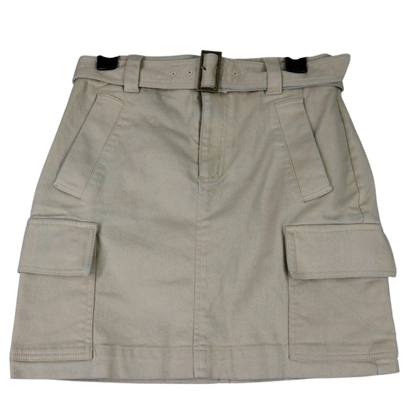 LOFT Dresses & Skirts - Loft Cargo Safari Skirt Women 6P‎ Belted Utility Mini Casual Workwear
